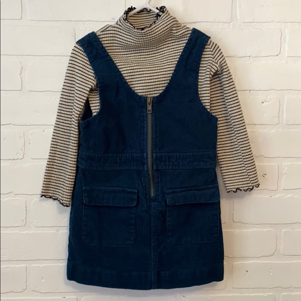 Art Class corduroy dress with detachable top